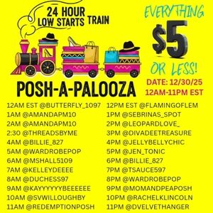Posh-a-palooza Clearance Train